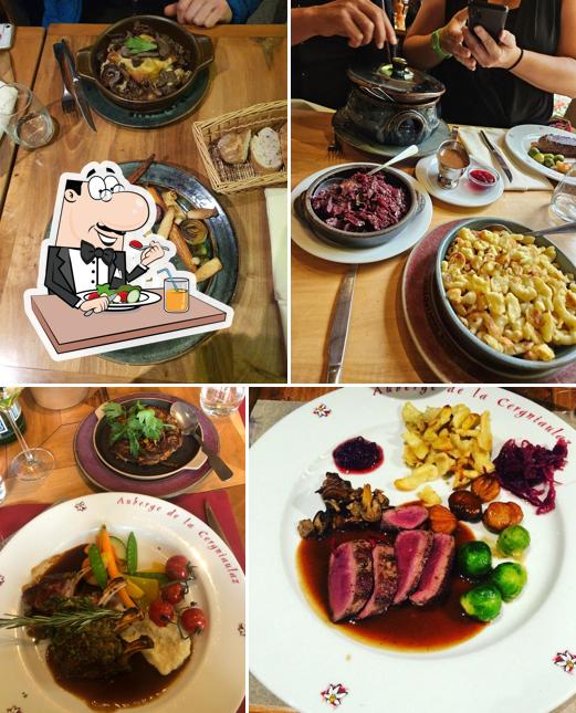 Cibo al Auberge de la Cergniaulaz