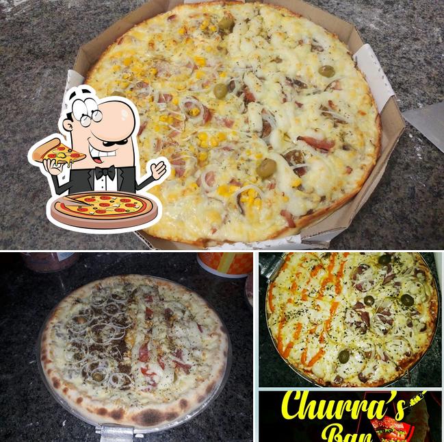 No Churra's Picanharia &Pizzaria, você pode desfrutar de pizza