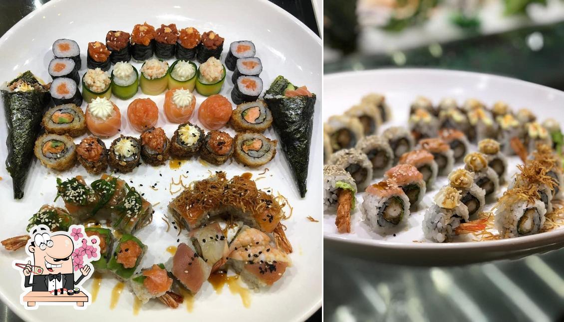 Prenditi le diverse opzioni di sushi