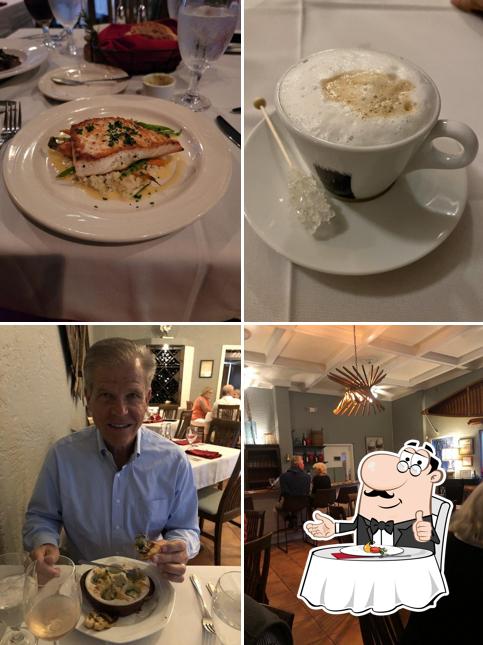 Estas son las imágenes que muestran comedor y bebida en The Oar Restaurant