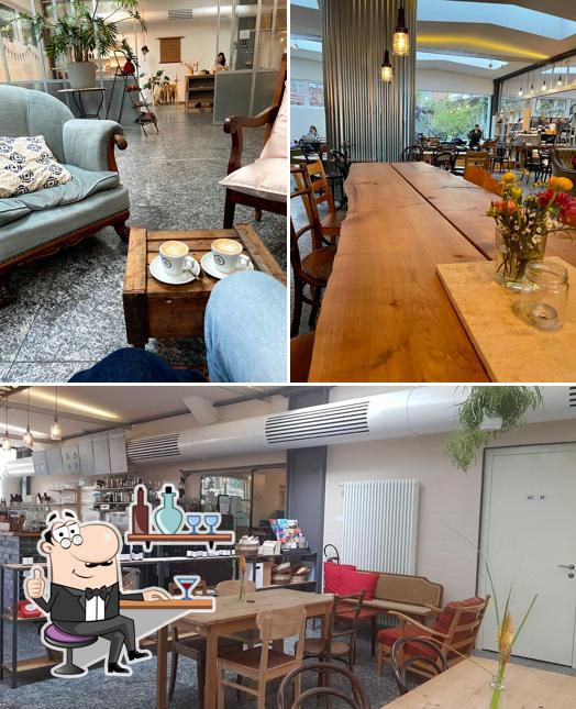 Dai un'occhiata agli interni di Finkmüller – Coffee & Fine Goods, Klybeckstrasse