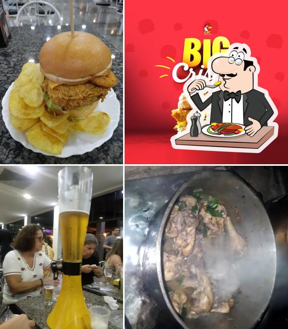 Comida em GFC Frango Frito