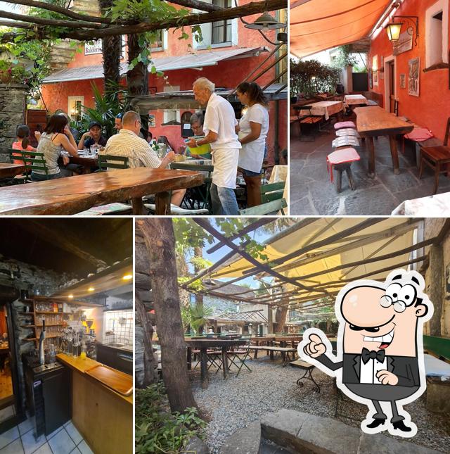 Gli interni di Grotto Baldoria