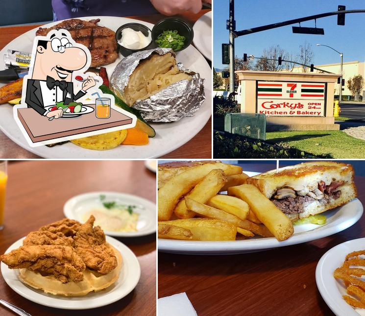 Corky's Kitchen & Bakery Fontana in Fontana Restaurant menu and reviews
