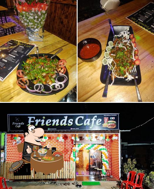 Food at Friend's Cafe