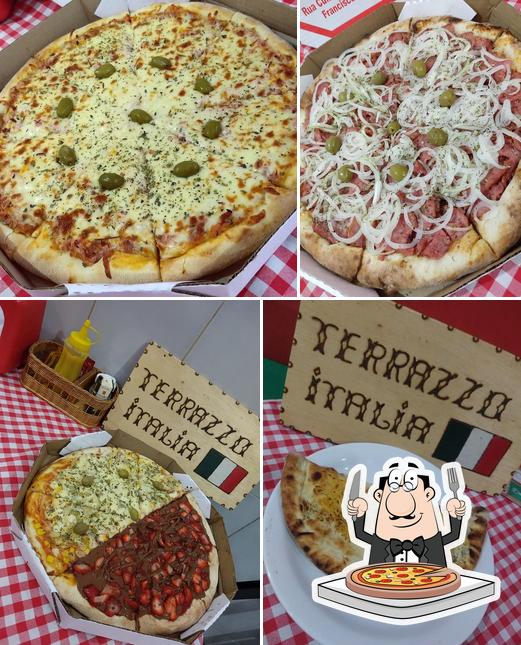 Experimente diferentes estilos de pizza