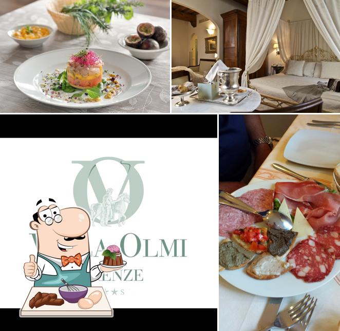 Hotel Villa Olmi Firenze offers a selection of sweet dishes