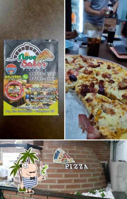 See the image of Novo Sabor Pizzaria e Hamburgueria