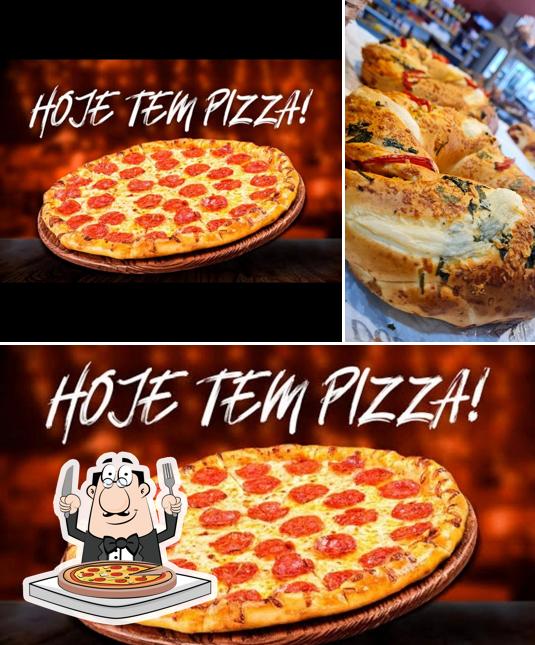 Peça pizza no Padaria Rei dos Pães