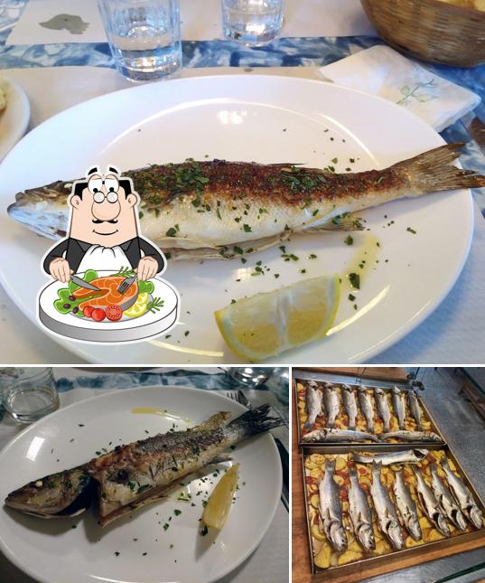 Ristorante Pizzeria il Miraggio Dragona serve un menu per gli amanti dei piatti di mare