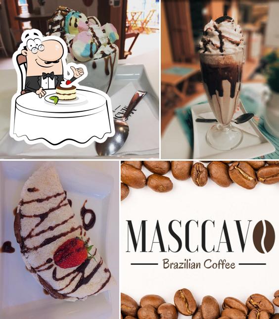 Masccavo Café oferece uma gama de pratos doces