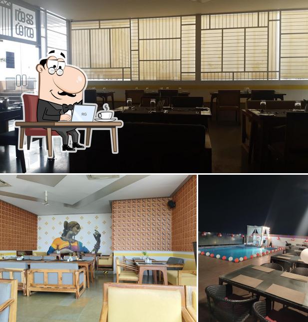 The interior of Jannal Restaurant