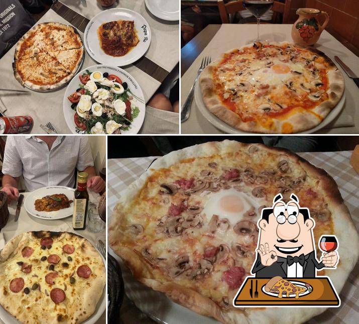 Prenditi una pizza a Trattoria Papa Re
