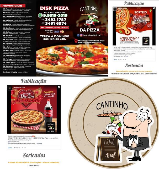 Look at this image of Cantinho Da Pizza Capivari SP