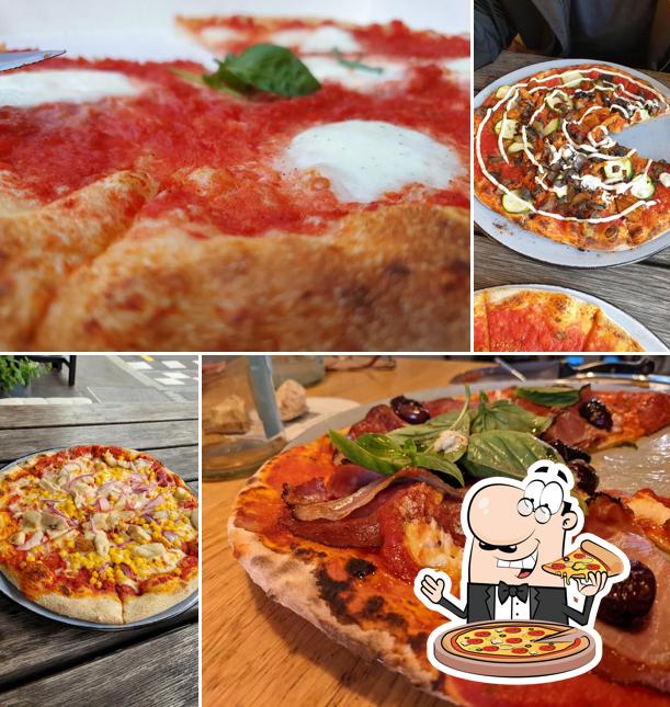 Scegli una pizza a Stripped Pizza Seefeld