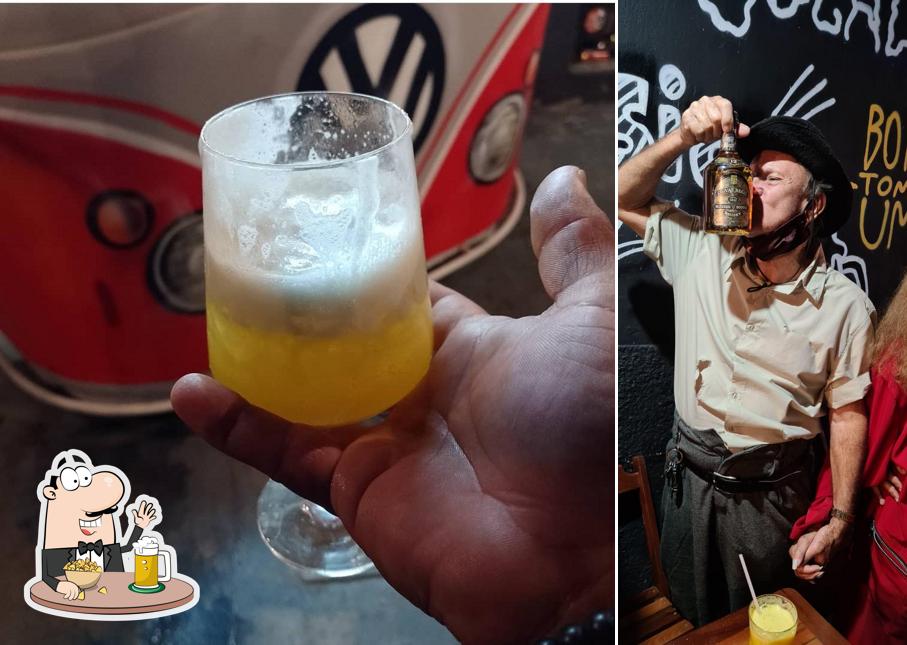 Você pode tomar um copo de cerveja leve ou escura