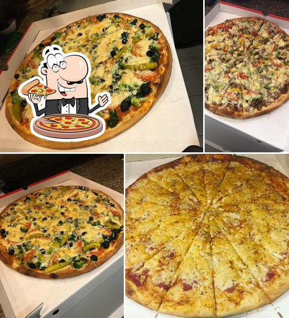 Choisissez des pizzas à Brünen Grill