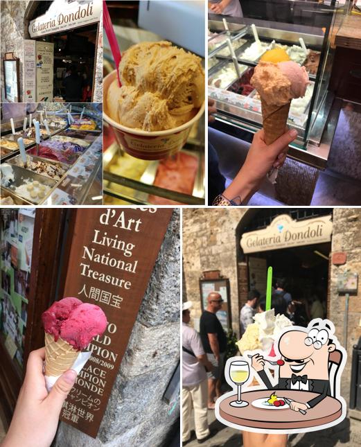 Cibo al Gelateria Dondoli