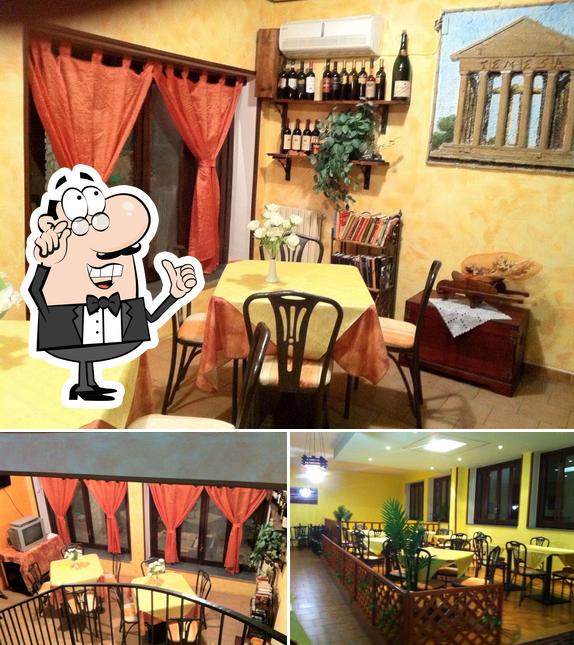 Gli interni di La Locanda del Pellegrino