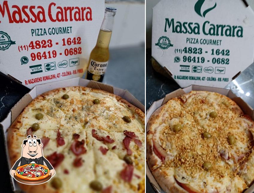 Elige entre distintos tipos de pizza