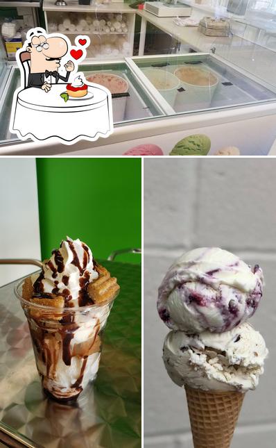 Danny's Mexican Ice Cream provides a variety of sweet dishes