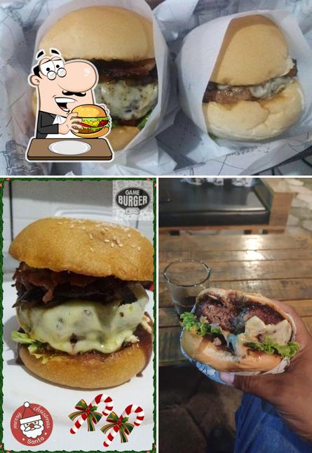 Os hambúrgueres do GAME BURGER irão saciar uma variedade de gostos