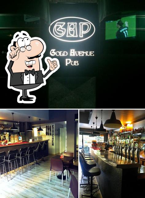 Gli interni di Gold Avenue Pub