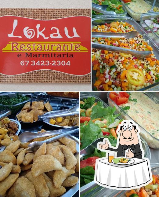 Comida em Restaurante Lokau