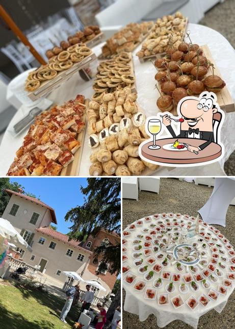 La cibo e esterno del ristorante