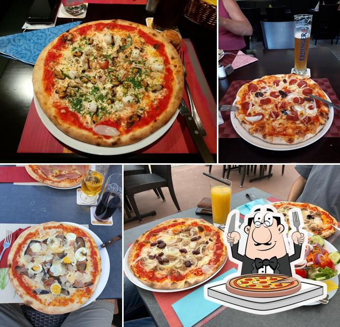 Essayez des pizzas à MEDITERRANEO Pizzeria & Restaurant am Nürburgring in Adenau