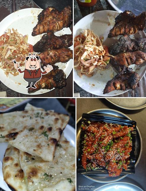 Food at New Hayat Family Garden Restaurant dhaba Food at New Hayat Family Garden Restaurant dhaba