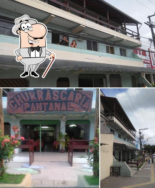 O exterior do Churrascaria e Pousada Pantanal