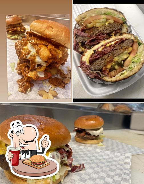 Get a burger at Speedy's Coney Island