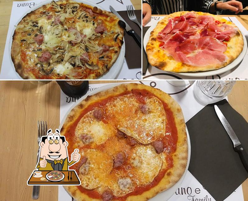 A Pizzeria Buno E Buna, puoi prenderti una bella pizza
