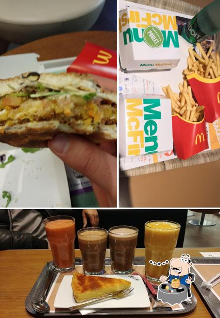 La photo de la nourriture et bière concernant McDonald's