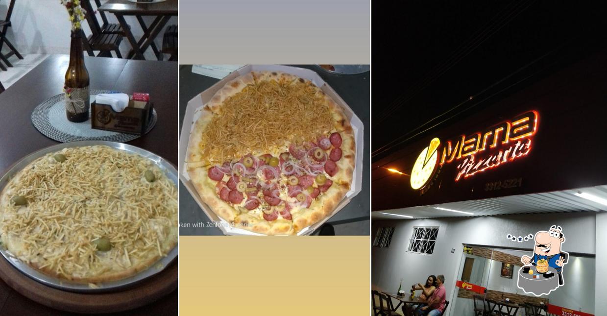 Platos en Mama Pizzaria