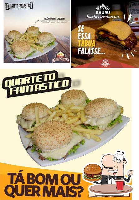Os hambúrgueres do Bauru do Porto irão satisfazer uma variedade de gostos