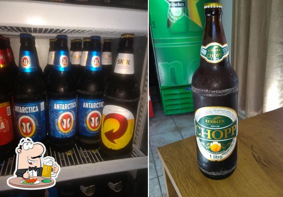 Braseiro Espetaria serve uma variedade de cervejas