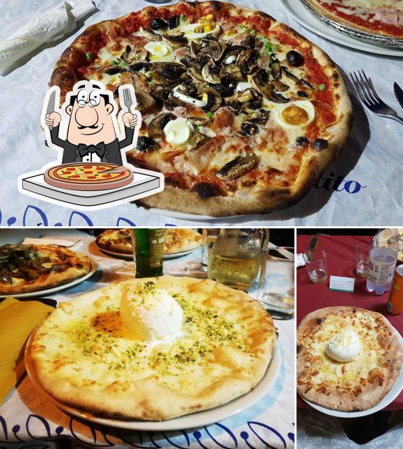 A Pizzeria/Stuzzicheria Regina di Cuori, puoi assaggiare una bella pizza