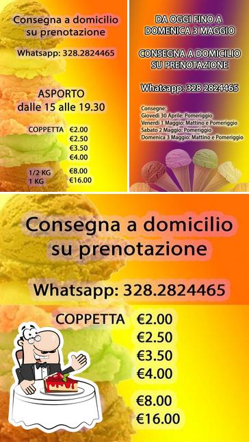 Bar Gelateria La Piazzetta offre un'ampia selezione di dolci