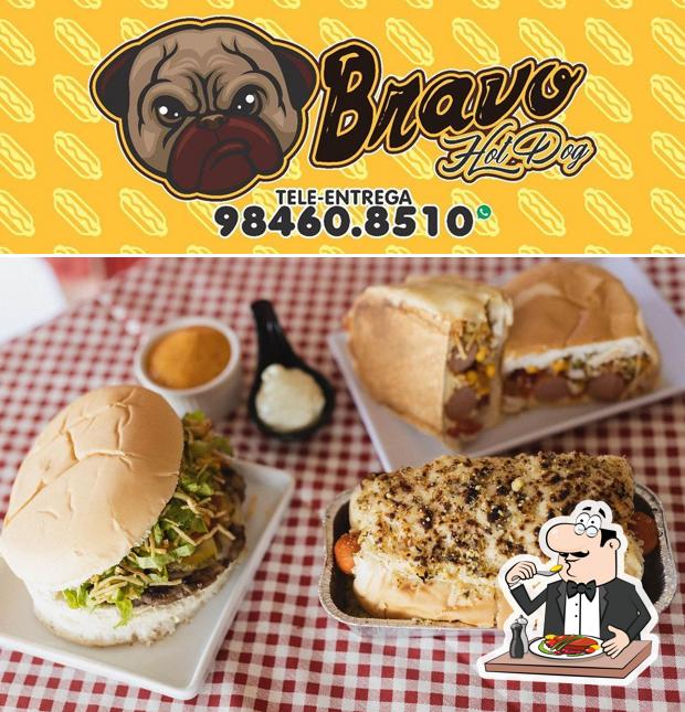 Comida em Bravo Hot Dog