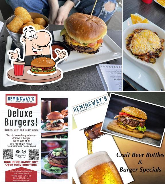 Hemingway's Restaurant & Bar Pilar in Virginia Beach Restaurant menu