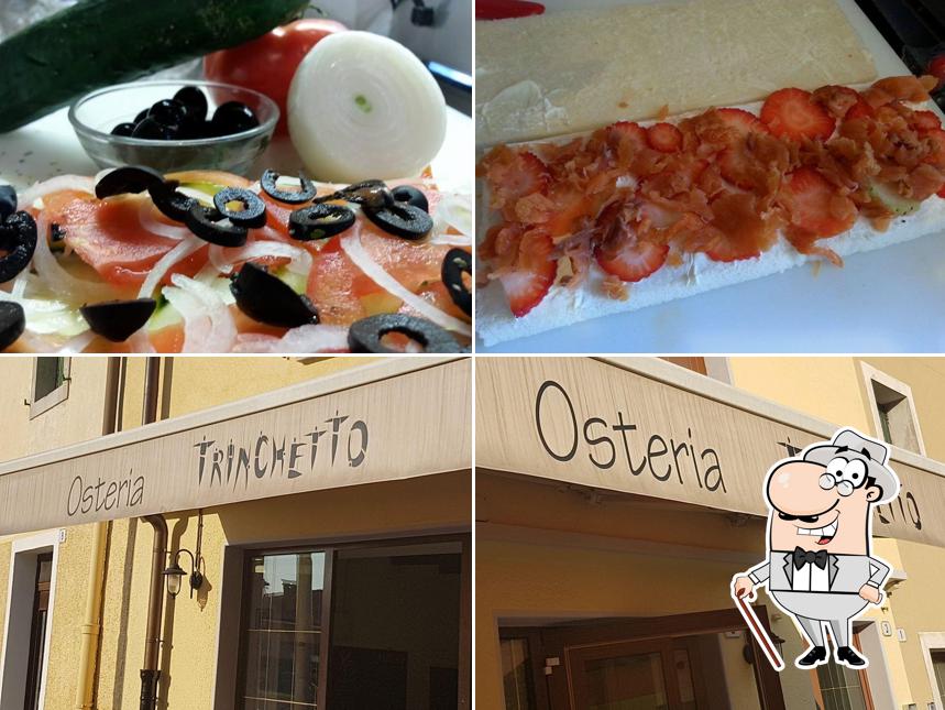 Osteria Trinchetto si caratterizza per la esterno e cibo