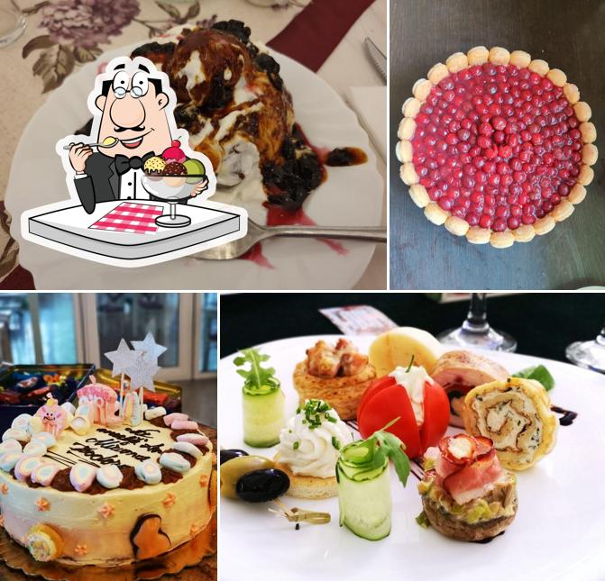 Casa Albă Adjud bietet eine Vielfalt von Süßspeisen