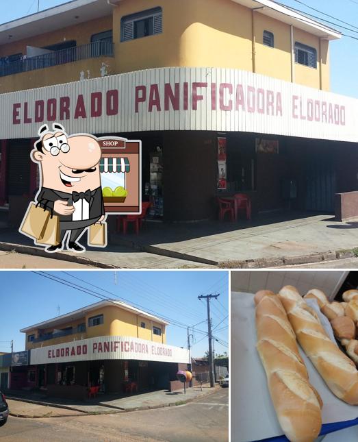 A Eldorado Panificadora se destaca pelo exterior e comida