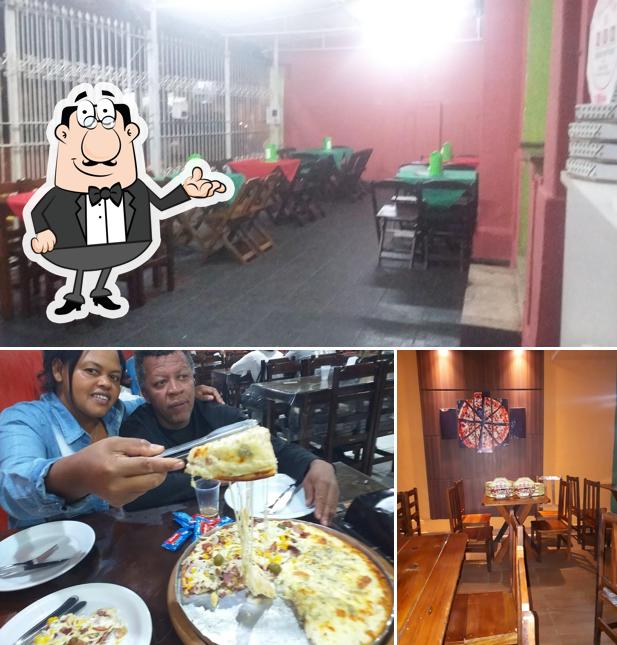 O interior do DUPADRIM PIZZARIA Unidade Abadia