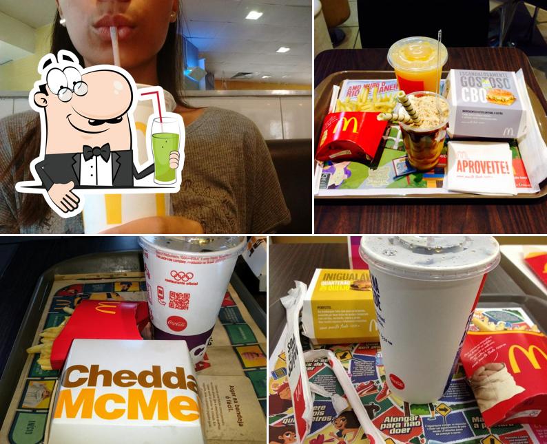 McDonald's serve uma variedade de drinques