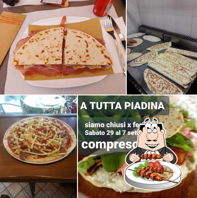 Platti al Piadineria a Tutta Piadina