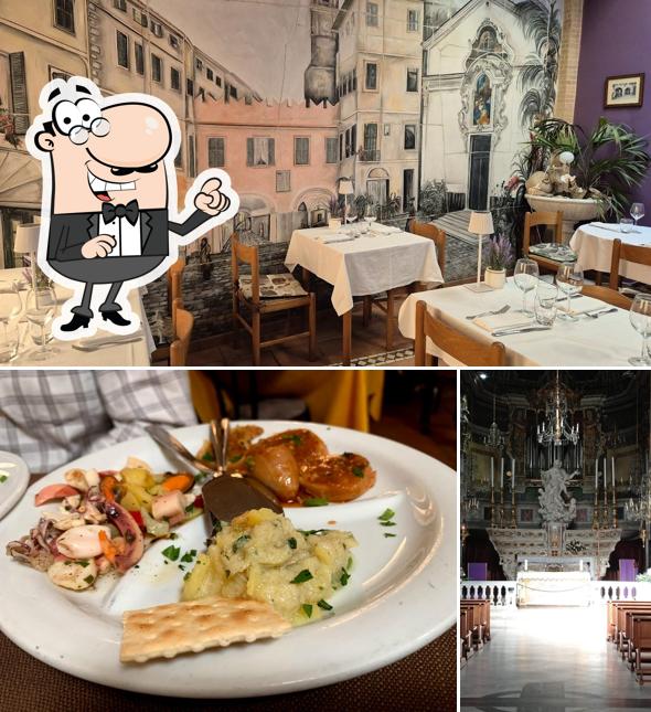 Gli interni di Trattoria Garibaldi