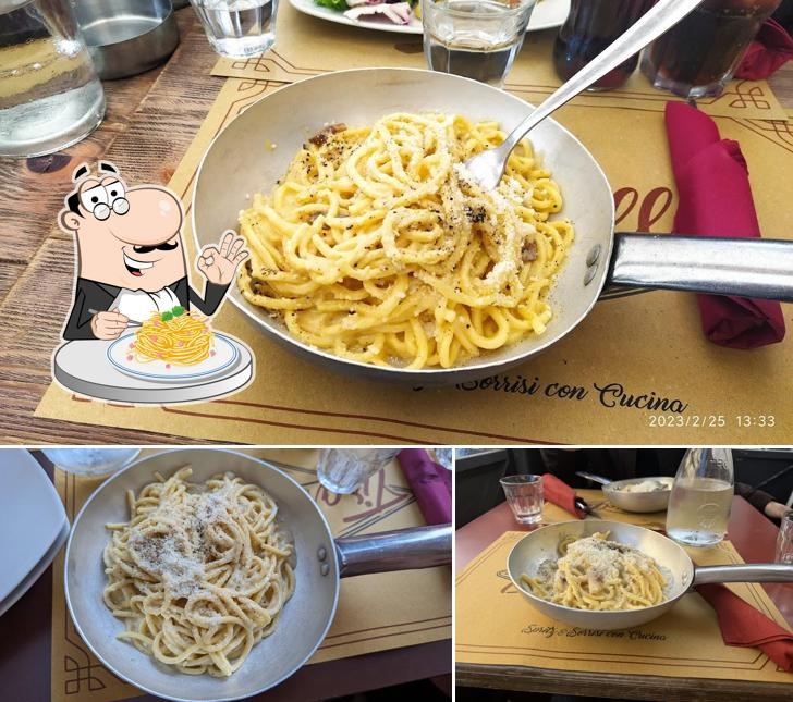 Spaghetti alla carbonara al Tira e Molla Roma